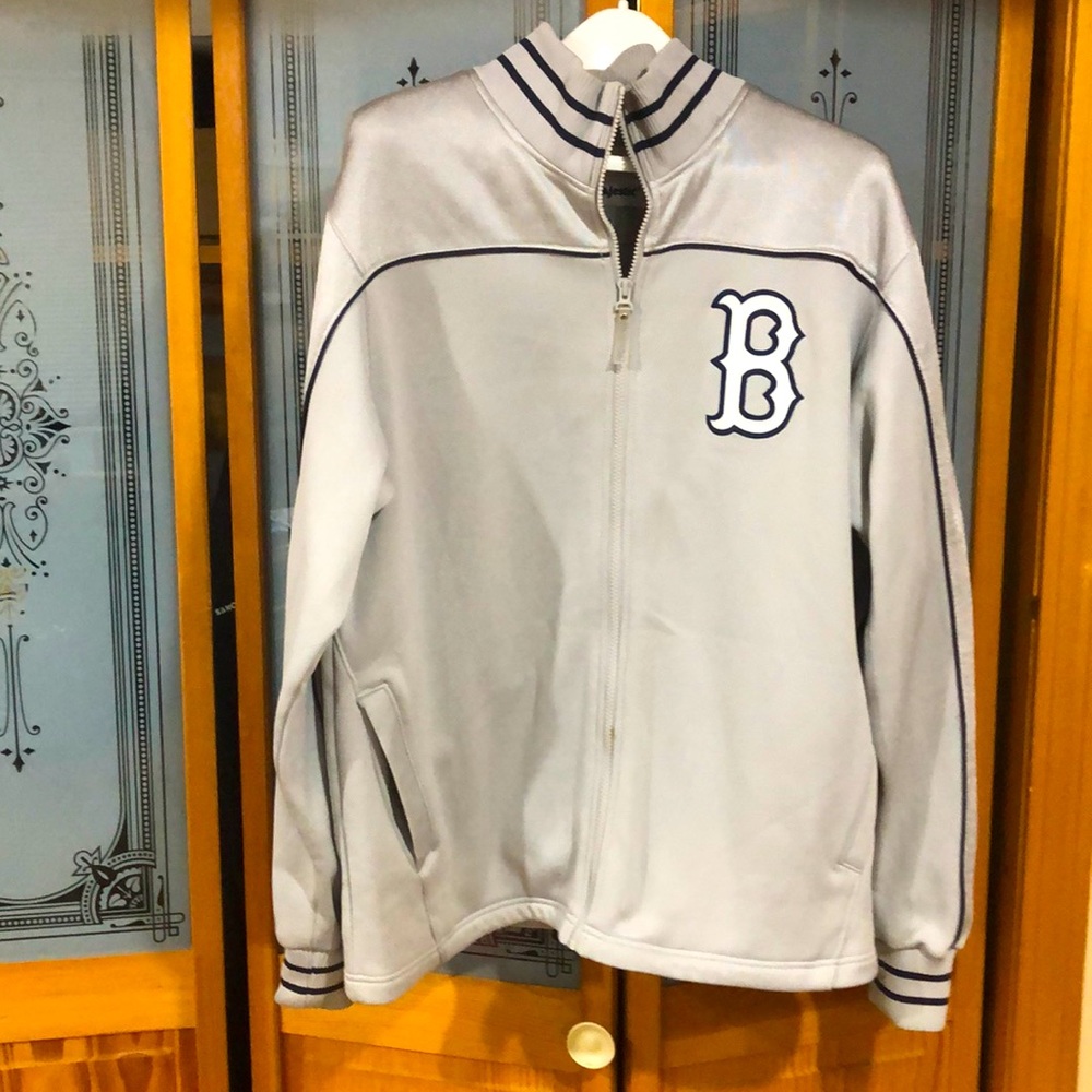 Men’s size large MLB Boston Red Socks full zip jet